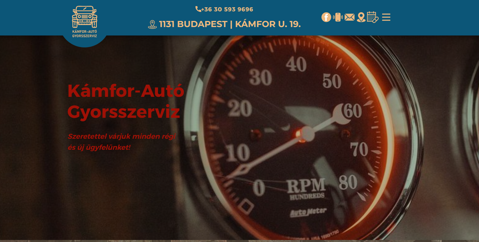 Kámfor-Autó Gyorsszerviz